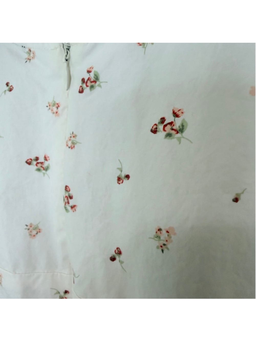 Torrid Corset Detail Mini Dress Plus Size 18 Cotton Floral Cottagecore Milkmaid - Picture 10 of 14